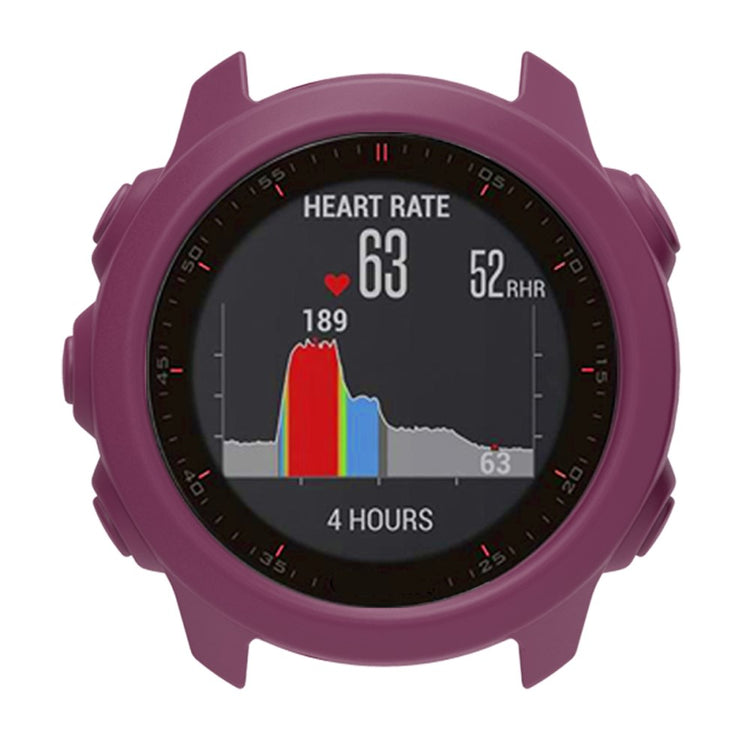 Garmin Forerunner 245 Music / Forerunner 245 Watch Case Soft Silicone Protective Cover - Wine Red#serie_7