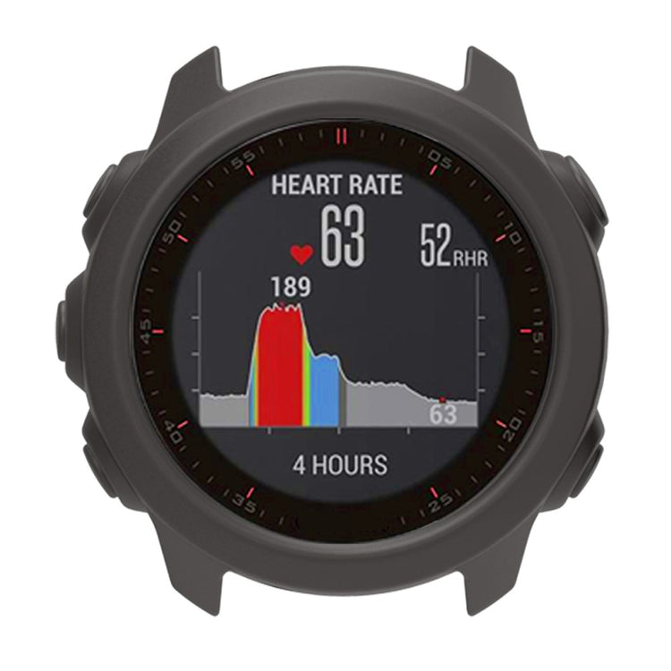 Garmin Forerunner 245 Music / Forerunner 245 Watch Case Soft Silicone Protective Cover - Dark Grey#serie_8