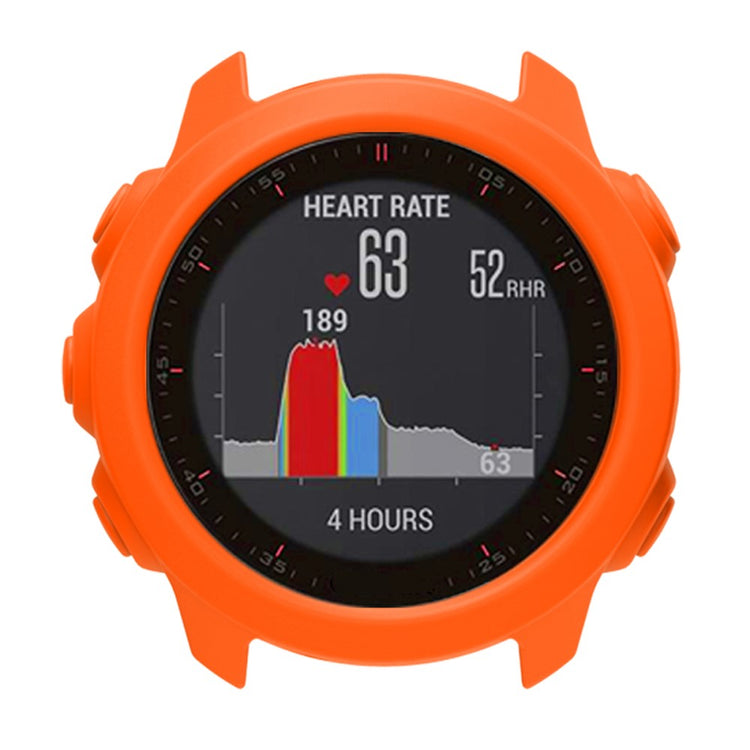 Garmin Forerunner 245 Music / Forerunner 245 Watch Case Soft Silicone Protective Cover - Orange#serie_9