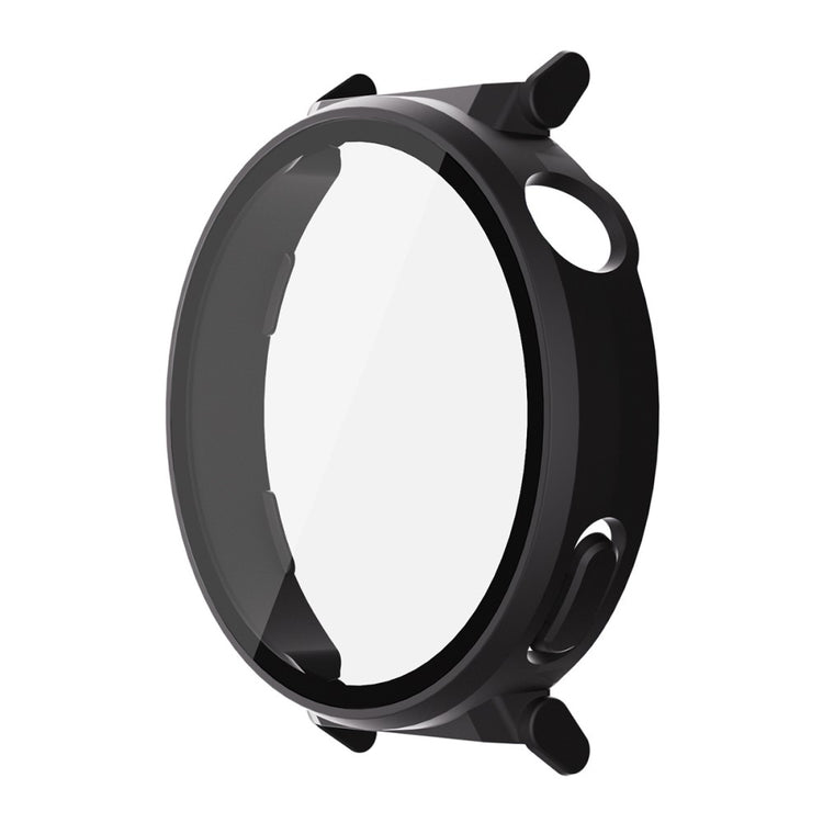 Huawei Watch GT 5 Pro 42mm ENKAY Hat-Prince 2-in-1 Rubberized Hard PC Frame with 9H Tempered Glass Screen Protector - Black#serie_2