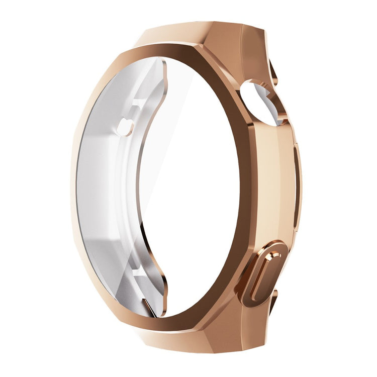 Huawei Watch GT 5 Pro 46mm ENKAY Hat-Prince TPU Watch Case Electroplating Watch Cover with Screen Protector - Rose Gold#serie_5