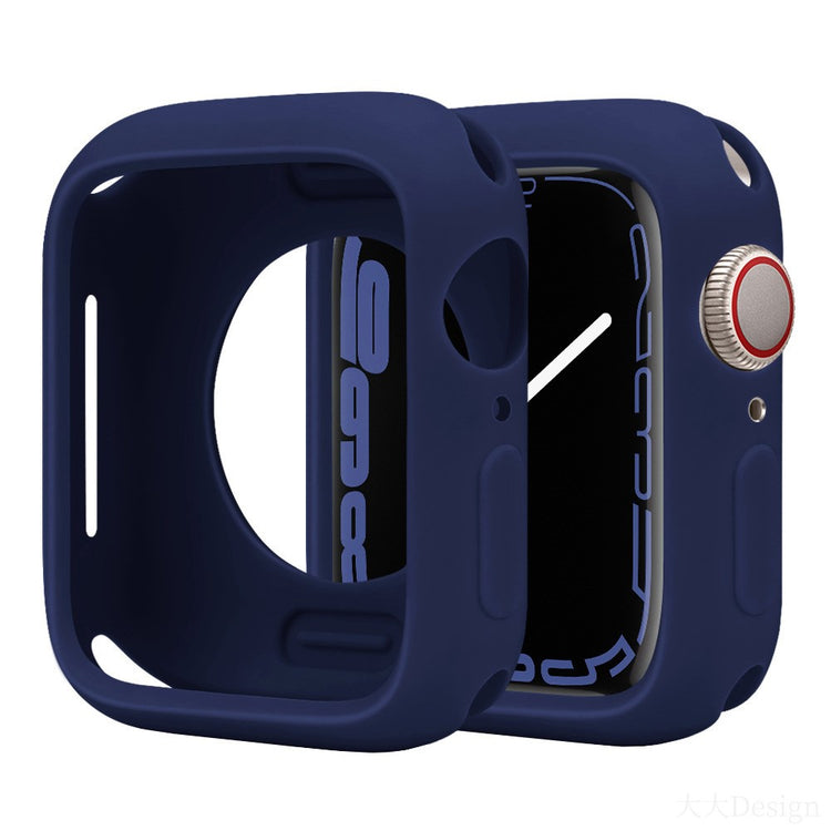 Apple Watch Series 10 42mm Silicone Protective Case Candy Color Shockproof Watch Cover - Midnight Blue#serie_2