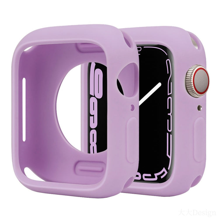 Apple Watch Series 10 42mm Silicone Protective Case Candy Color Shockproof Watch Cover - Lavender Purple#serie_3