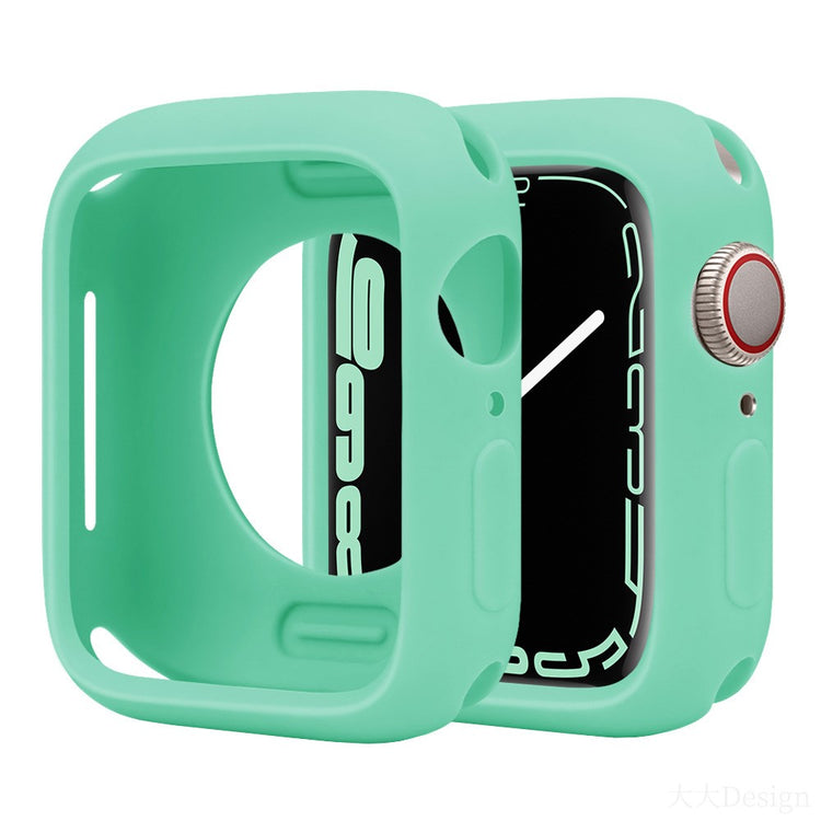 Apple Watch Series 10 42mm Silicone Protective Case Candy Color Shockproof Watch Cover - Mint Green#serie_11