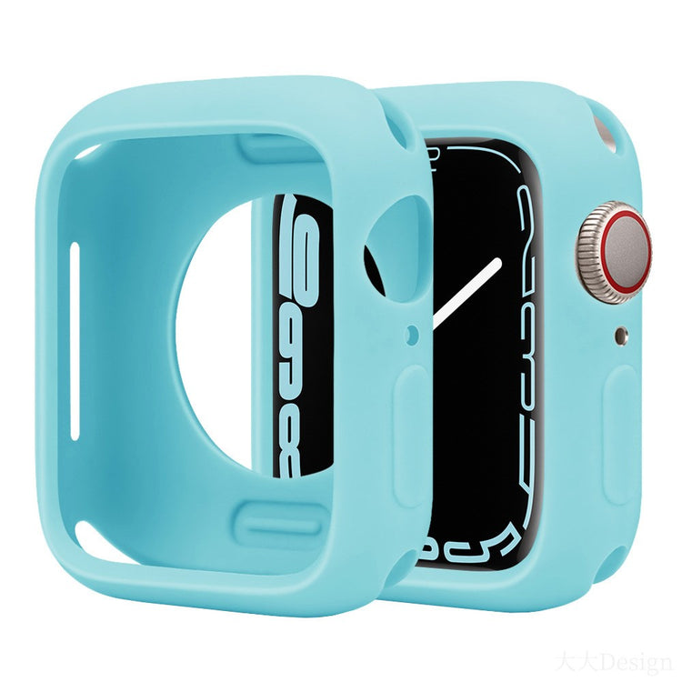 Apple Watch Series 10 42mm Silicone Protective Case Candy Color Shockproof Watch Cover - Baby Blue#serie_21