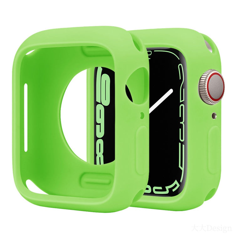 Apple Watch Series 10 42mm Silicone Protective Case Candy Color Shockproof Watch Cover - Green#serie_22