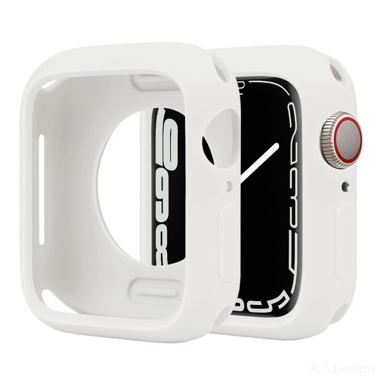 Apple Watch Series 10 42mm Silicone Protective Case Candy Color Shockproof Watch Cover - White#serie_23