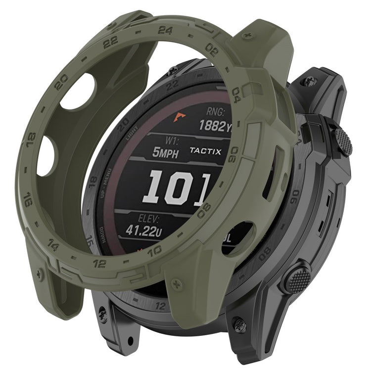 Beskyttende Silikone Bumper passer til Garmin Tactix 7 - Grøn#serie_3