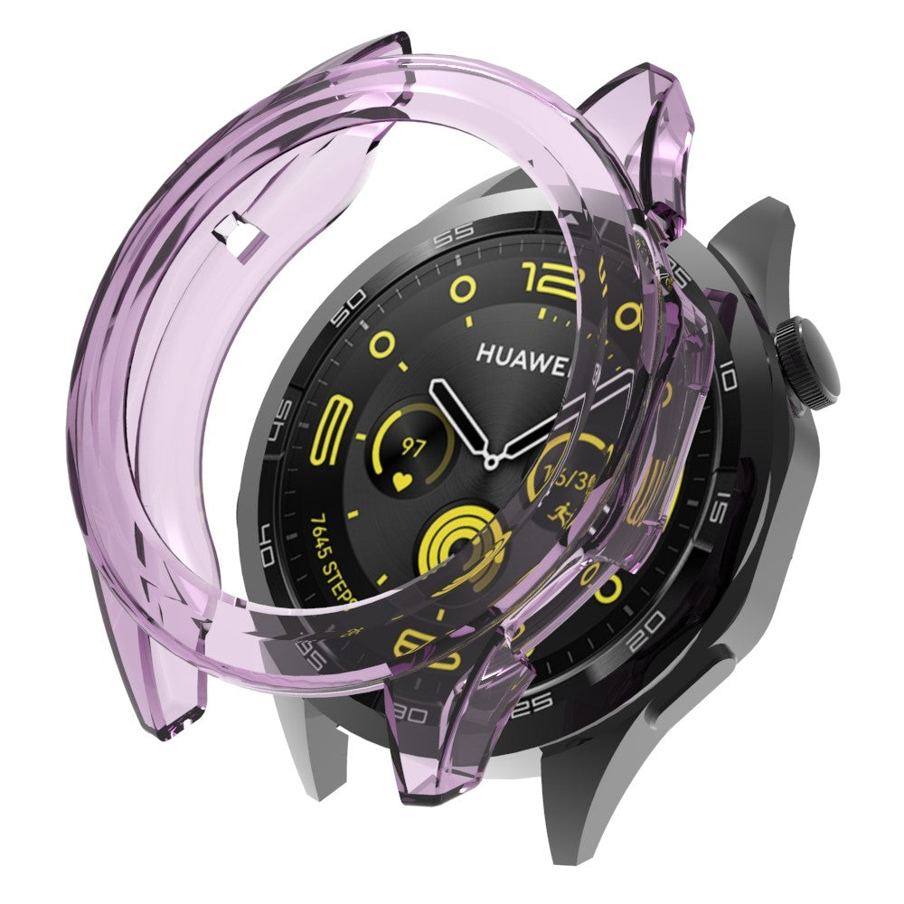 Gennemsigtig Silikone Bumper passer til Huawei Watch GT 4 46mm - Lilla#serie_3