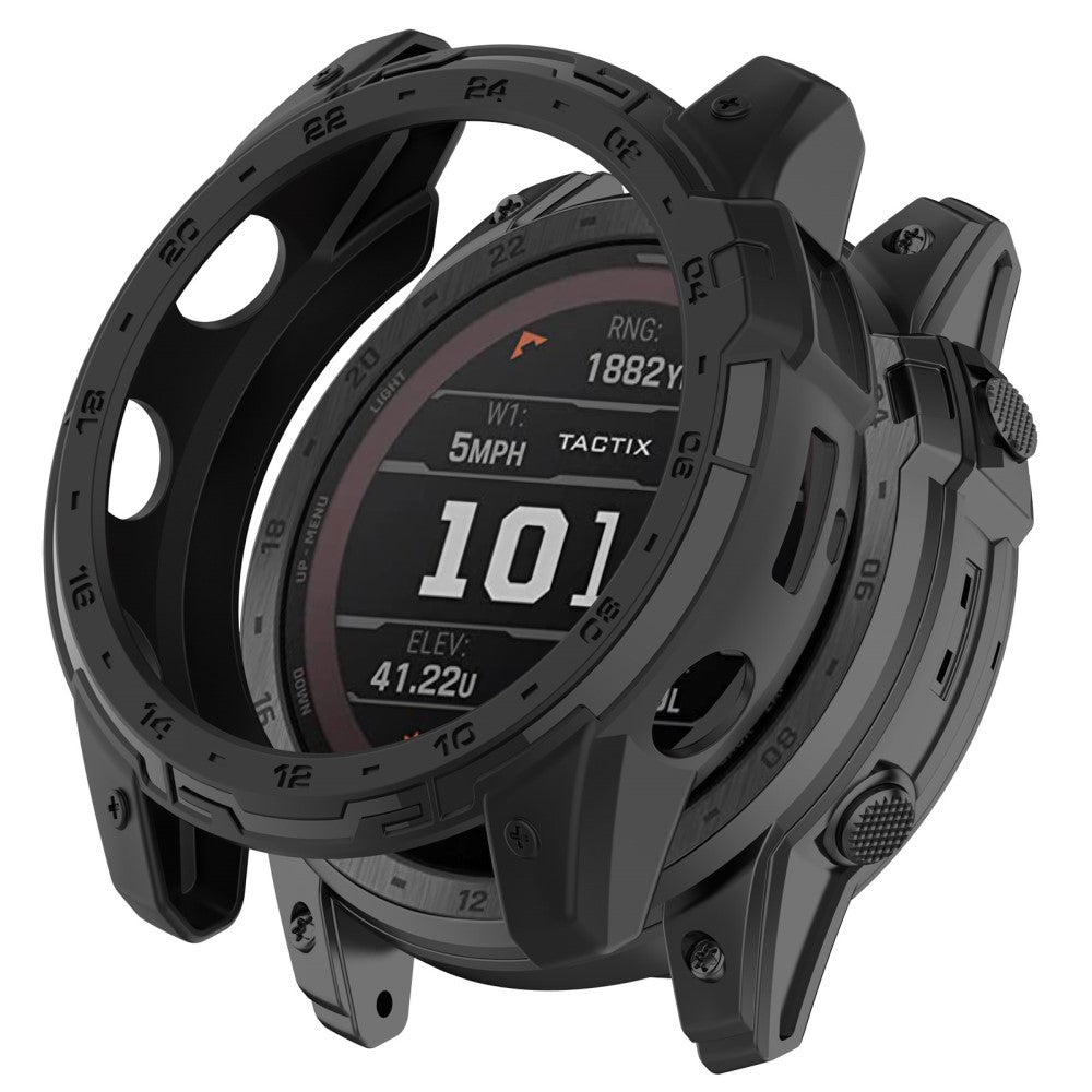 Fleksibel Silikone Bumper passer til Garmin Tactix 7 - Sort#serie_3