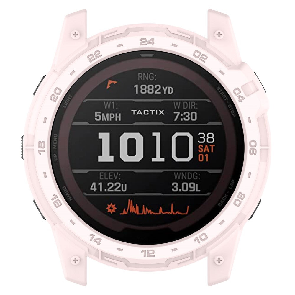 Fleksibel Silikone Bumper passer til Garmin Tactix 7 - Pink#serie_4