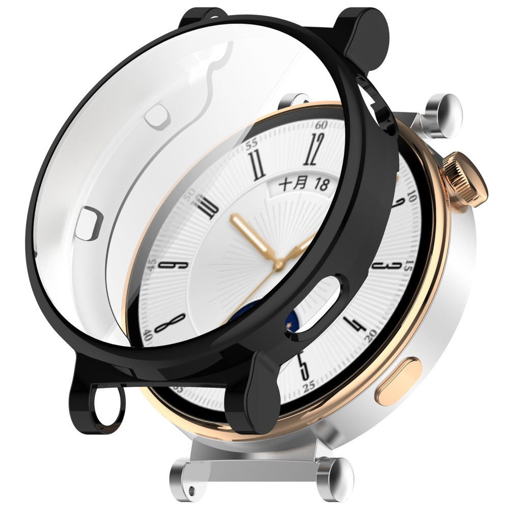 Fint Silikone Cover passer til Huawei Watch GT 4 41mm - Sort#serie_4