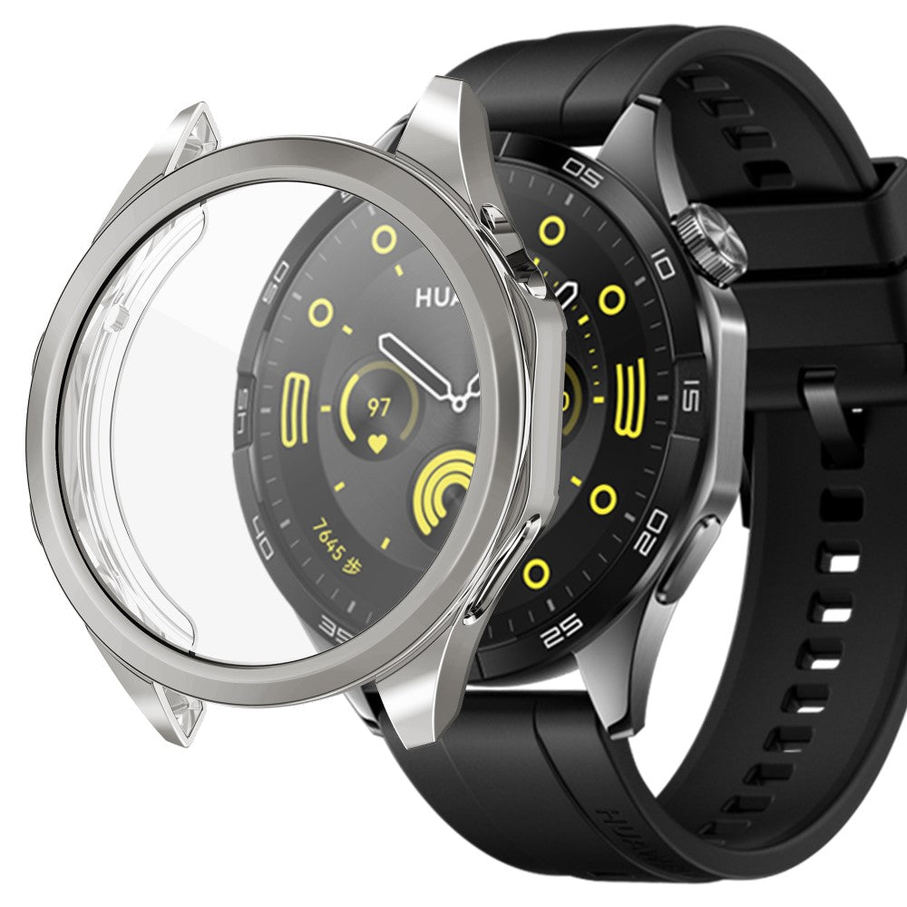 Meget Fint Silikone Cover passer til Huawei Watch GT 4 46mm - Sølv#serie_1