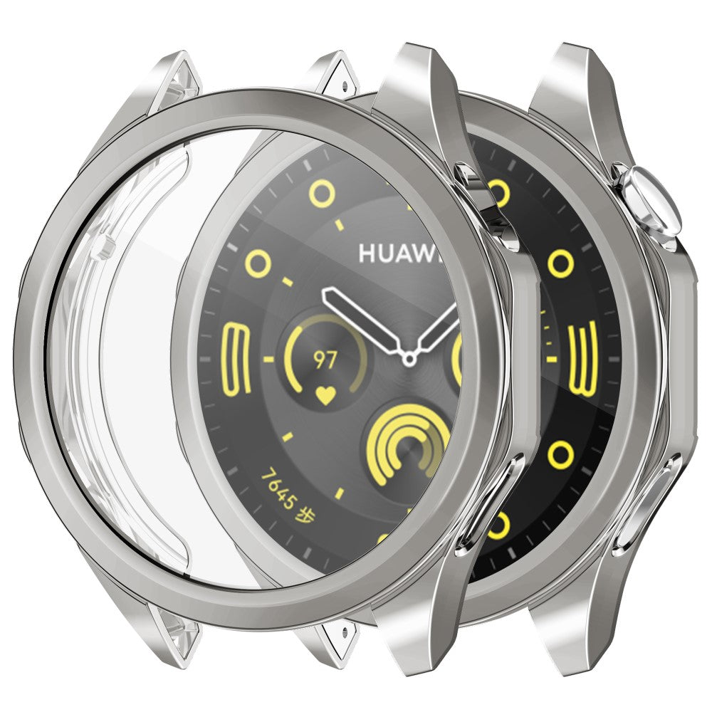 Meget Fint Silikone Cover passer til Huawei Watch GT 4 46mm - Sølv#serie_1