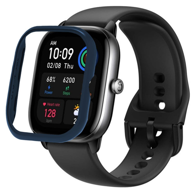 Beskyttende Silikone Bumper passer til Amazfit GTS 4 Mini - Blå#serie_4