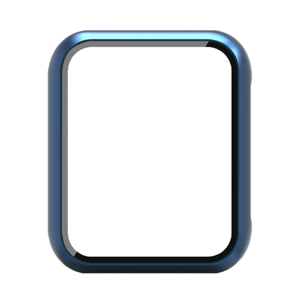 Mega Flot Cover med Skærmbeskytter i Silikone og Glas passer til Oppo Watch 3 - Blå#serie_4
