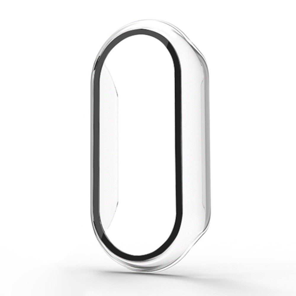 Mega Fed Cover med Skærmbeskytter i Silikone passer til Xiaomi Smart Band 8 - Gennemsigtig#serie_6