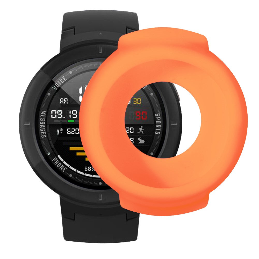 Beskyttende Silikone Universal Bumper passer til Amazfit Verge / Amazfit Verge Lite - Orange#serie_3