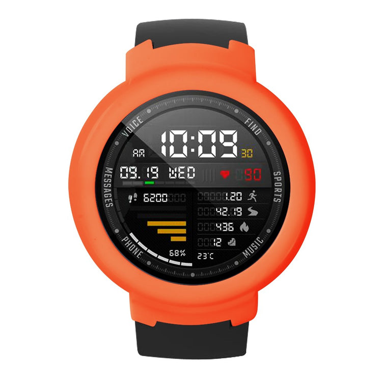 Beskyttende Silikone Universal Bumper passer til Amazfit Verge / Amazfit Verge Lite - Orange#serie_3