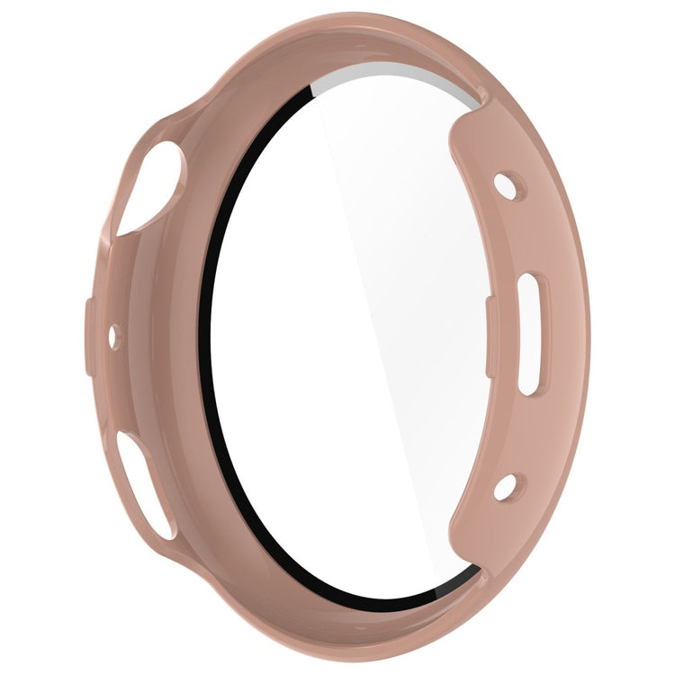 Vildt Flot Cover med Skærmbeskytter i Glas passer til Vivo Watch 3 - Pink#serie_1