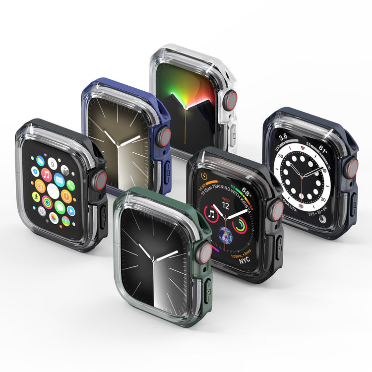 Beskyttende Silikone Cover passer til Apple Smartwatch - Blå#serie_5