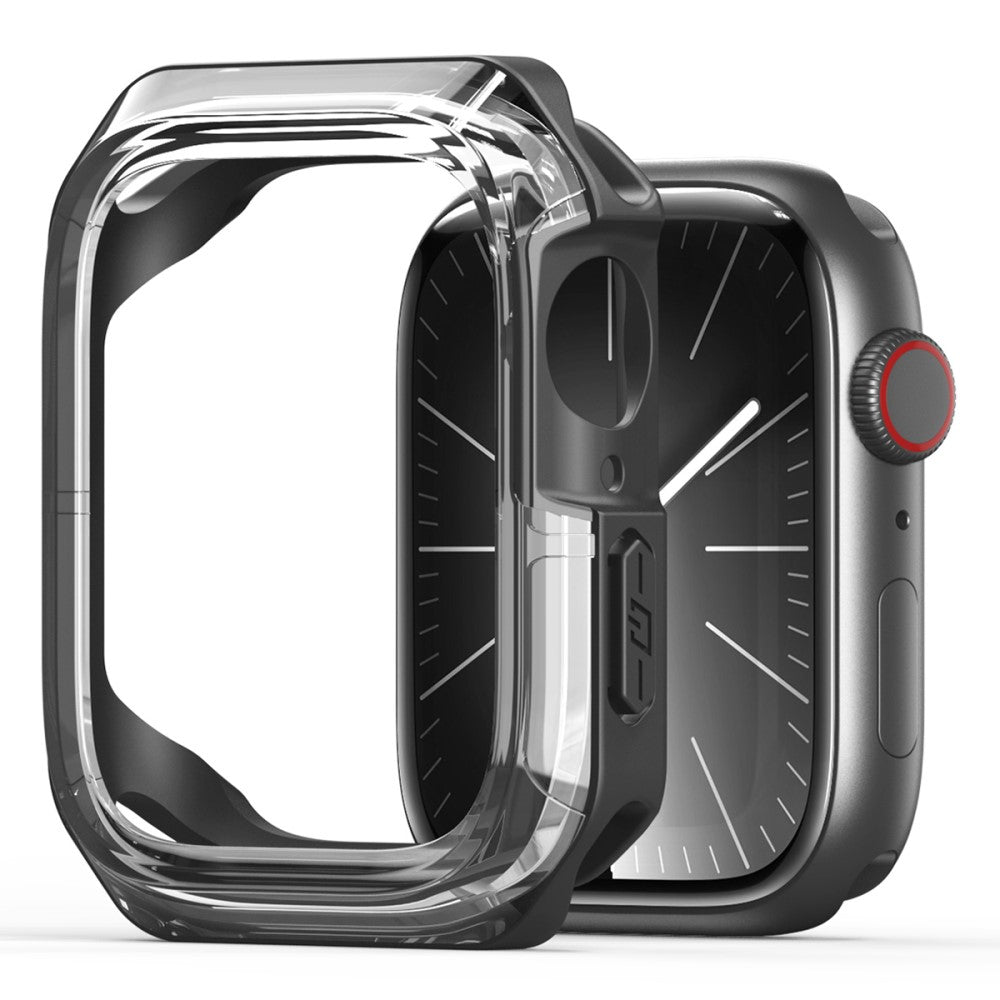 Rigtigt Fint Silikone Cover passer til Apple Smartwatch - Sort#serie_1