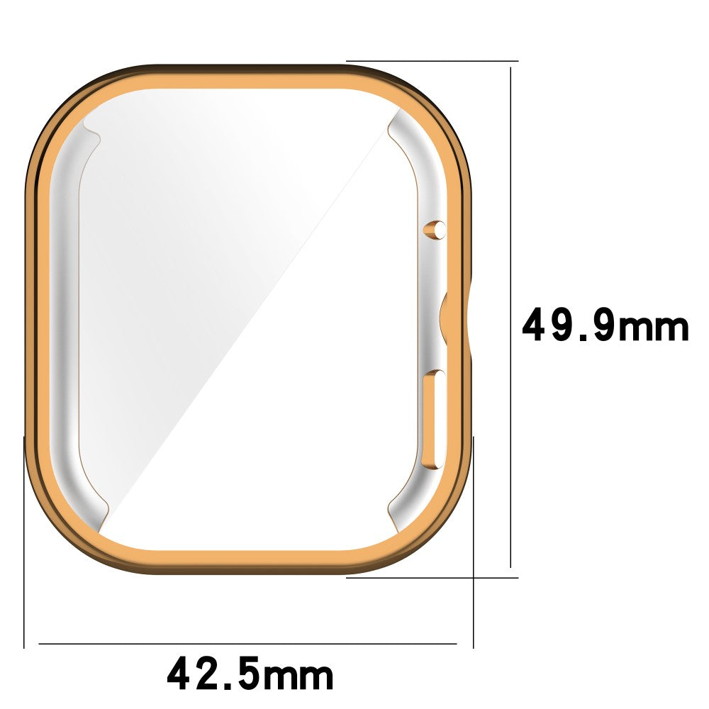 Godt Silikone Cover passer til Xiaomi Redmi Watch 4 - Guld#serie_4