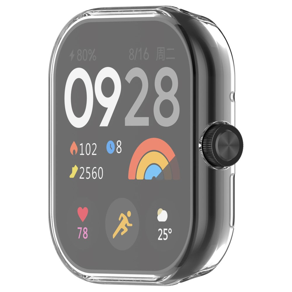 Meget Fint Silikone Cover passer til Xiaomi Redmi Watch 4 - Gennemsigtig#serie_044