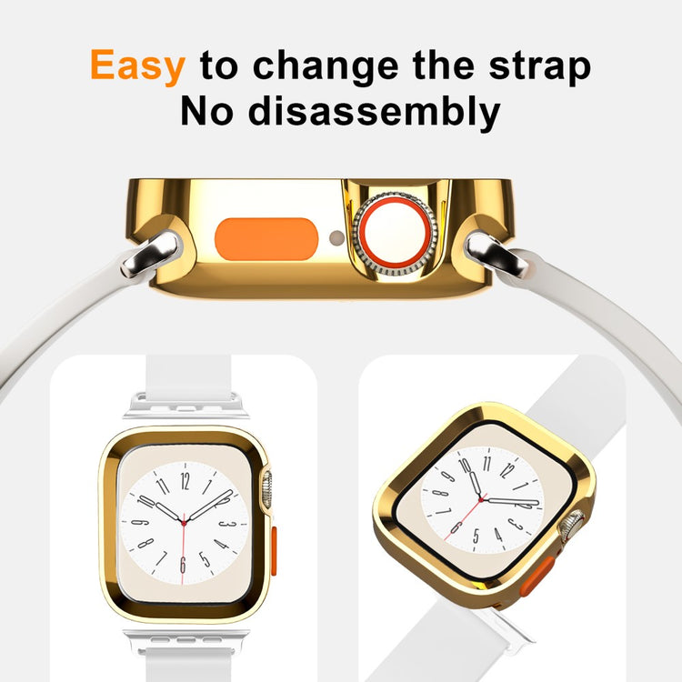 Apple Watch Ultra 2 / Apple Watch Ultra Matte Silicone Universel Bumper - Gold#serie_9