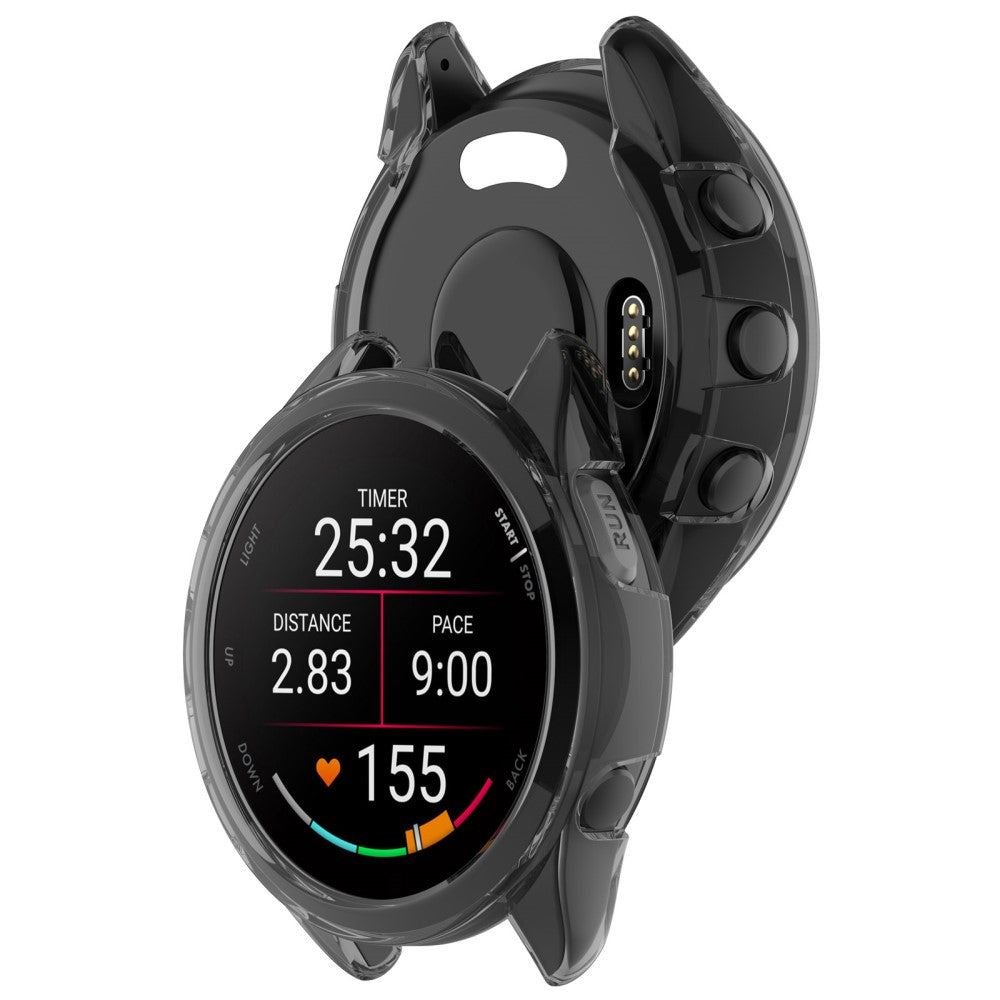 Stylish Garmin Forerunner 165 / Garmin Forerunner 165 Music Silicone Cover - Black#serie_2