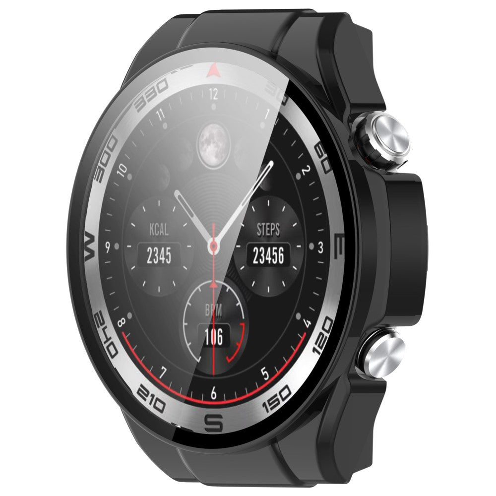 Fashionable Haylou Watch R8 Cover with Screen Protector in Glass - Black#serie_1