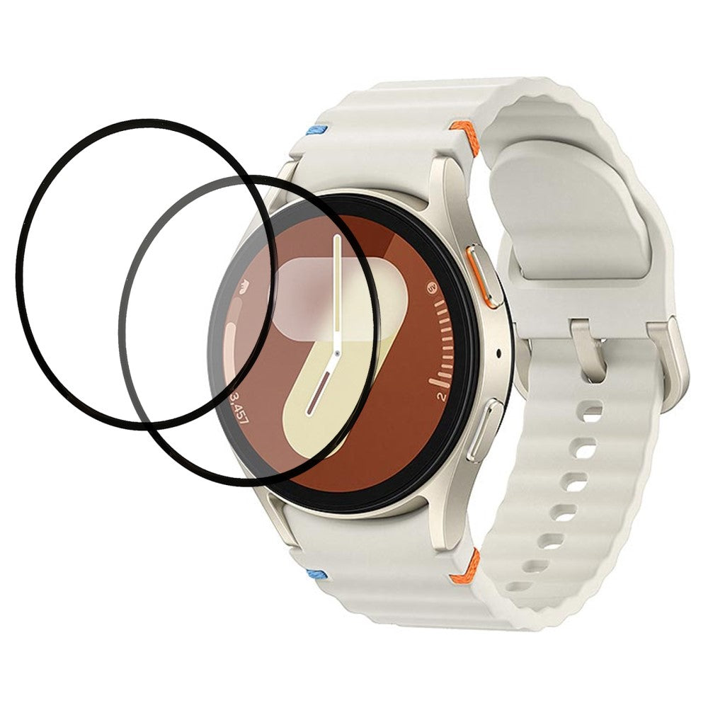 2-pack Samsung Galaxy Watch7 40mm Screen Protector Silk Printing Tempered Glass Watch Film#serie_1