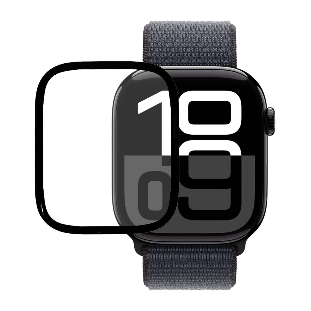 Apple Watch Series 10 46mm Full Screen Protector Black Edge Soft Pliable Smartwatch Screen Film#serie_1