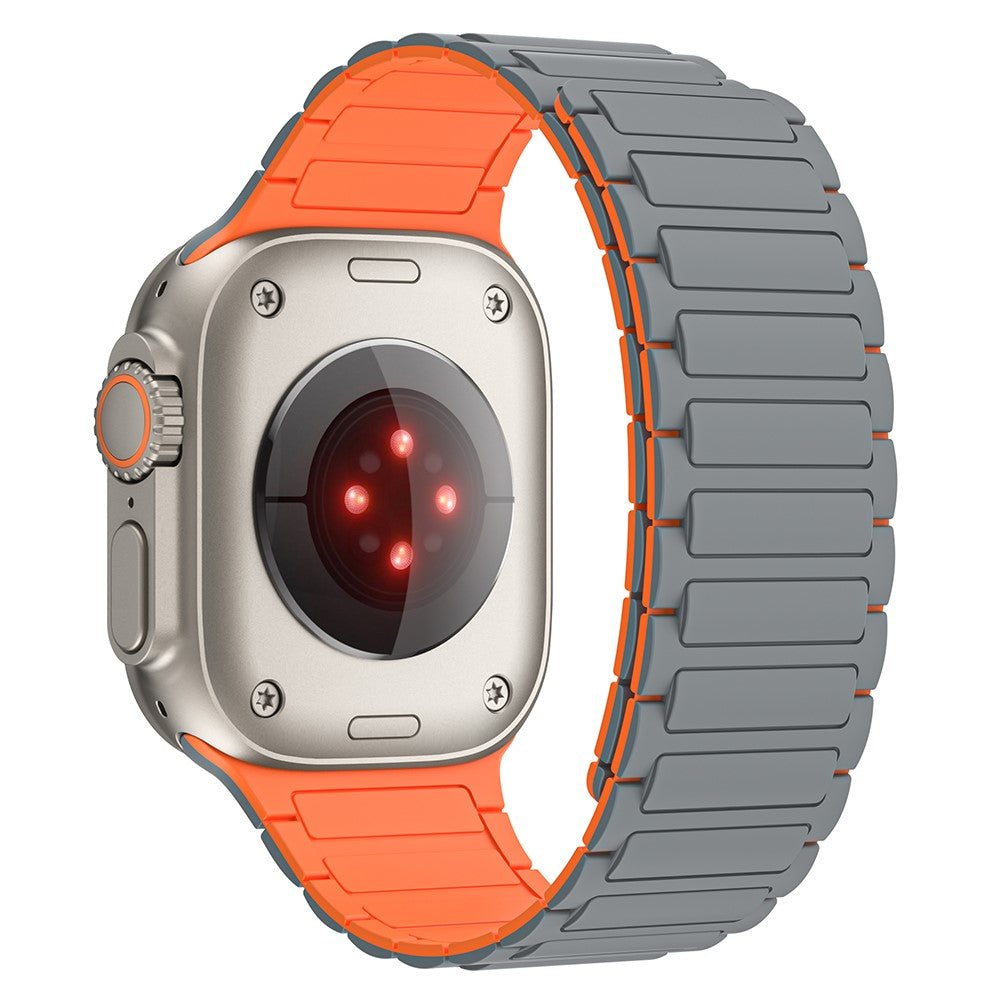 Helt Vildt Smuk Silikone Universal Rem passer til Apple Smartwatch - Orange#serie_5