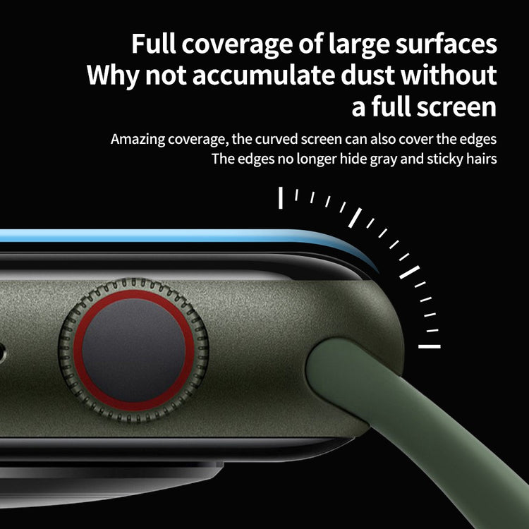 Rigtigt Hårdfør Silikone Universal Rem passer til Apple Smartwatch - Gennemsigtig#serie_791