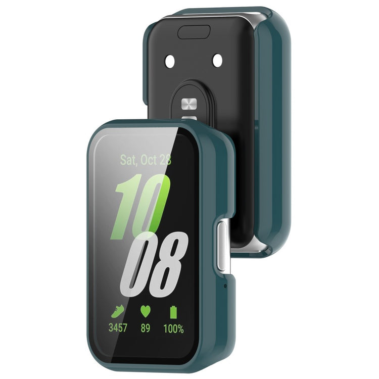 Mega Fashionable Samsung Galaxy Fit 3 Cover with Screen Protector in Plastic and Glass - Green#serie_3