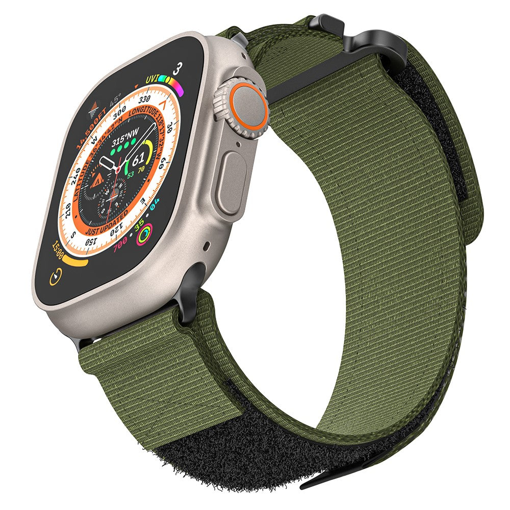 Helt Vildt Rart Nylon Universal Rem passer til Apple Smartwatch - Grøn#serie_3