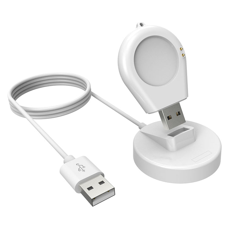 Plastic And Silicone Xiaomi Smartwatch Wireless USB Charging Dock - White#serie_2