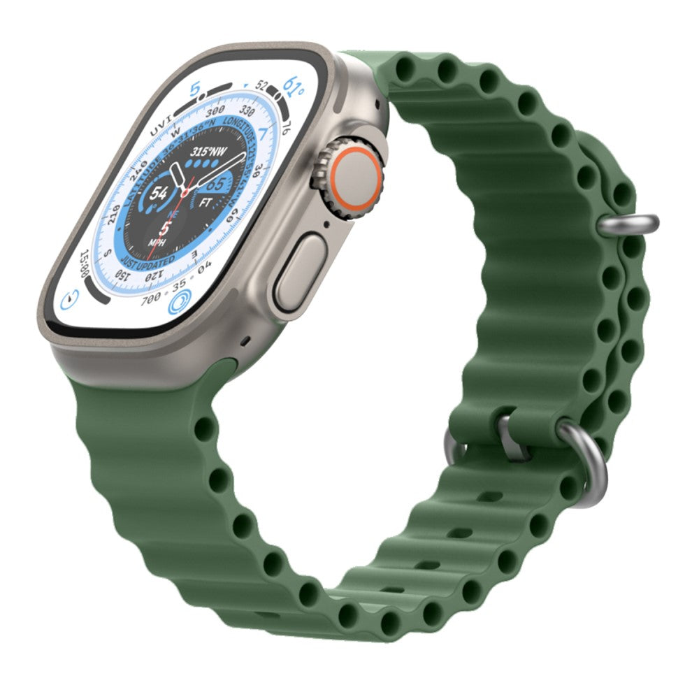 Remarkably Tough Apple Smartwatch Silicone Universel Strap - Green#serie_6