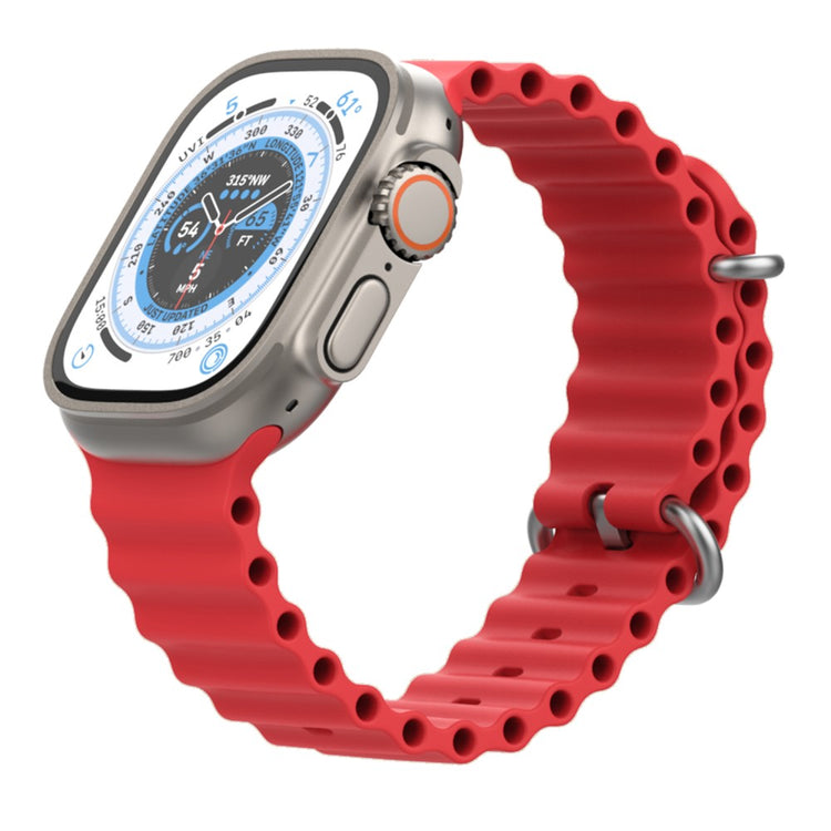 Remarkably Tough Apple Smartwatch Silicone Universel Strap - Red#serie_9