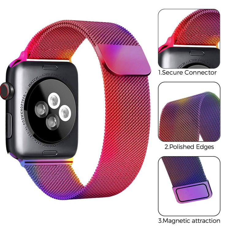 Super Pleasant Apple Smartwatch Metal Universel Strap - Multicolor#serie_1