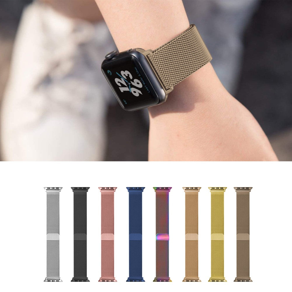 Super Pleasant Apple Smartwatch Metal Universel Strap - Brown#serie_8