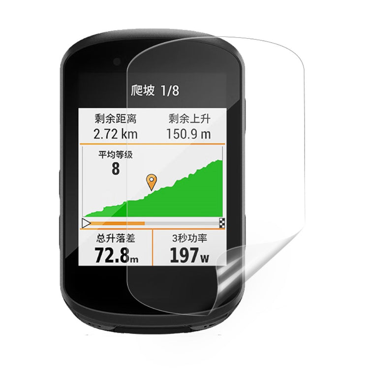 Silikone Skærmbeskytter passer til Garmin Edge 530 - Gennemsigtig#serie_321