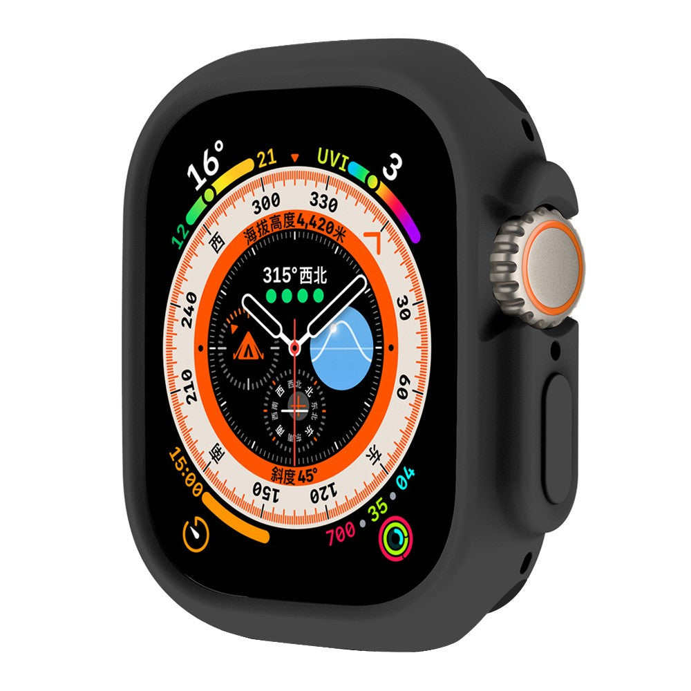 Fint Apple Watch Ultra Silikone Cover - Sort#serie_2