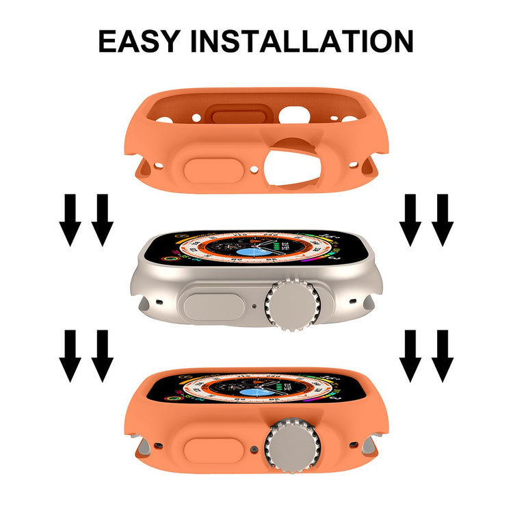 Fint Apple Watch Ultra Silikone Cover - Blå#serie_6