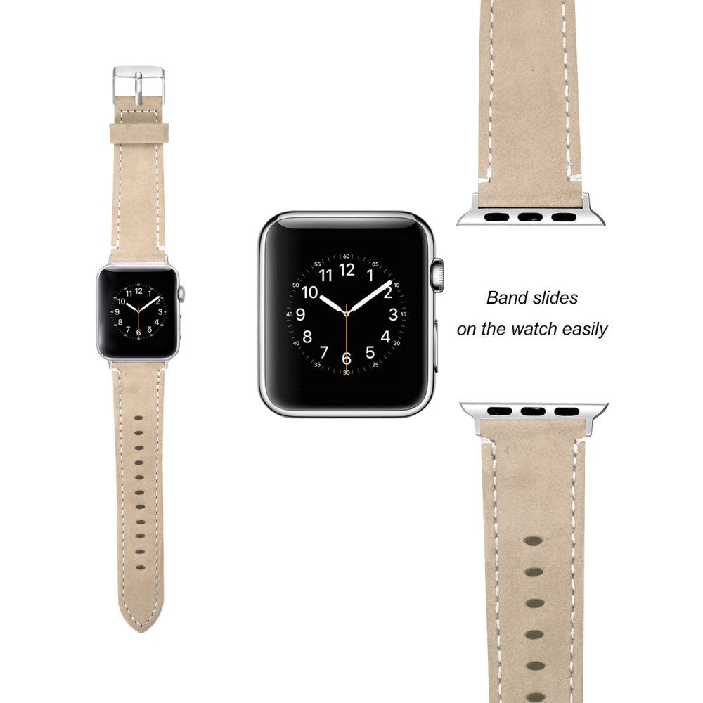 Ægte læder Cover passer til Apple Watch Ultra - Brun#serie_6