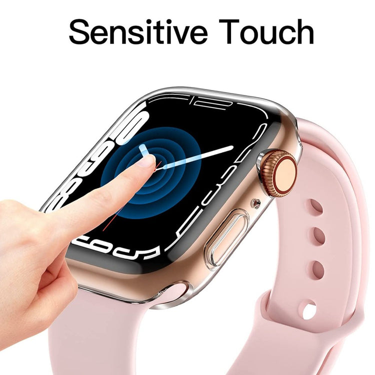 Super Pænt Apple Watch Series 8 (45mm) Silikone Cover - Gennemsigtig#serie_030