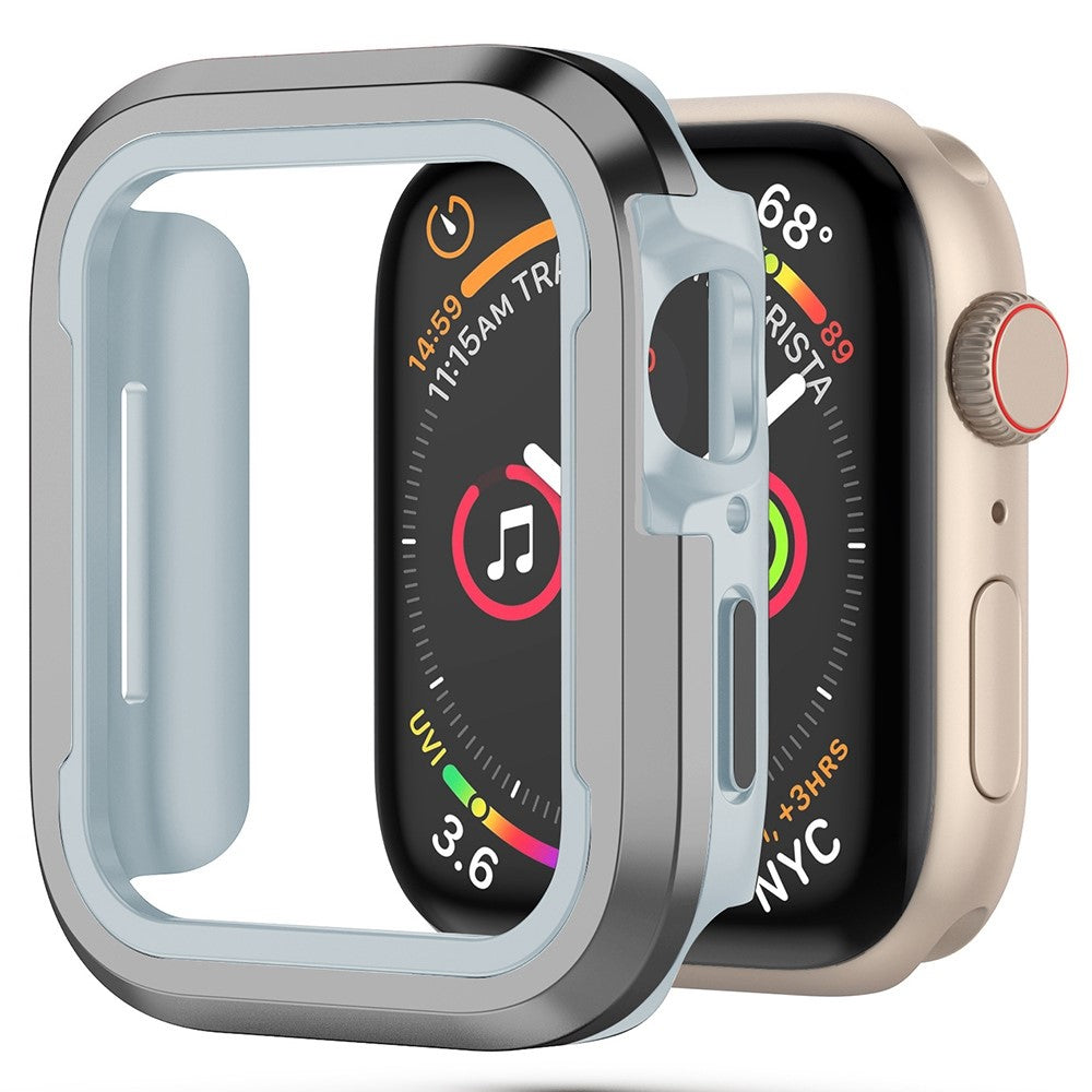 Apple Watch Series 8 (45mm) / Apple Watch Series 7 45mm  Metal Bumper  - Sølv#serie_6