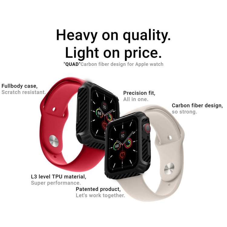 Meget Flot Apple Watch Series 7 45mm / Apple Watch Series 8 (45mm) Silikone Cover - Sort#serie_1