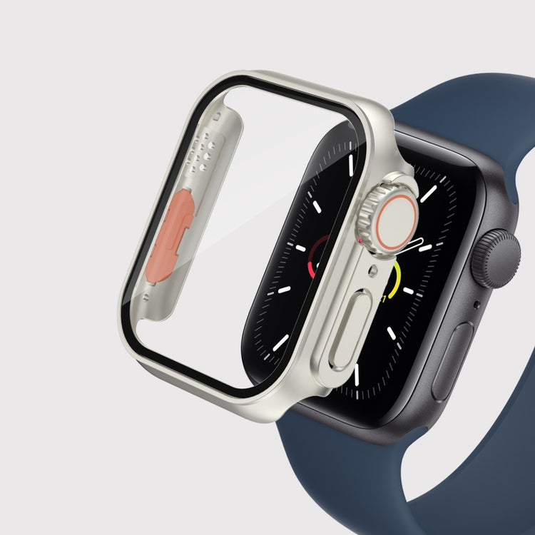 Godt Apple Watch Series 8 (45mm) / Apple Watch Series 7 45mm Cover med Skærmbeskytter i  - Sølv#serie_4